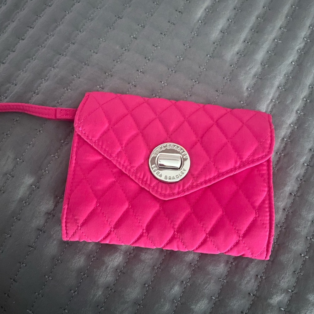 Vera Bradley wristlet. Hot pink. Never used.